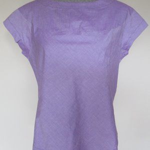ARC'TERYX Womens BLASA Shirt Blouse Top Size Medium Cotton Blend Foxglove Purple